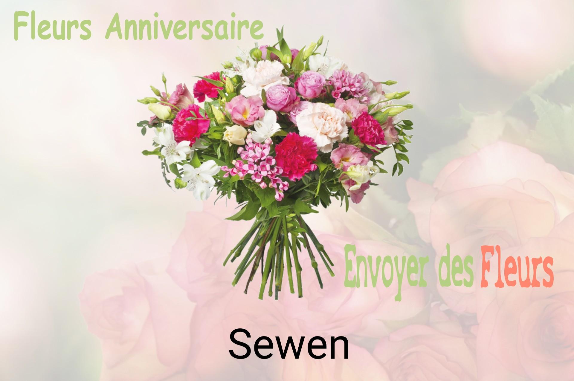 Bouquet de fleurs d’anniversaire livré à Sewen